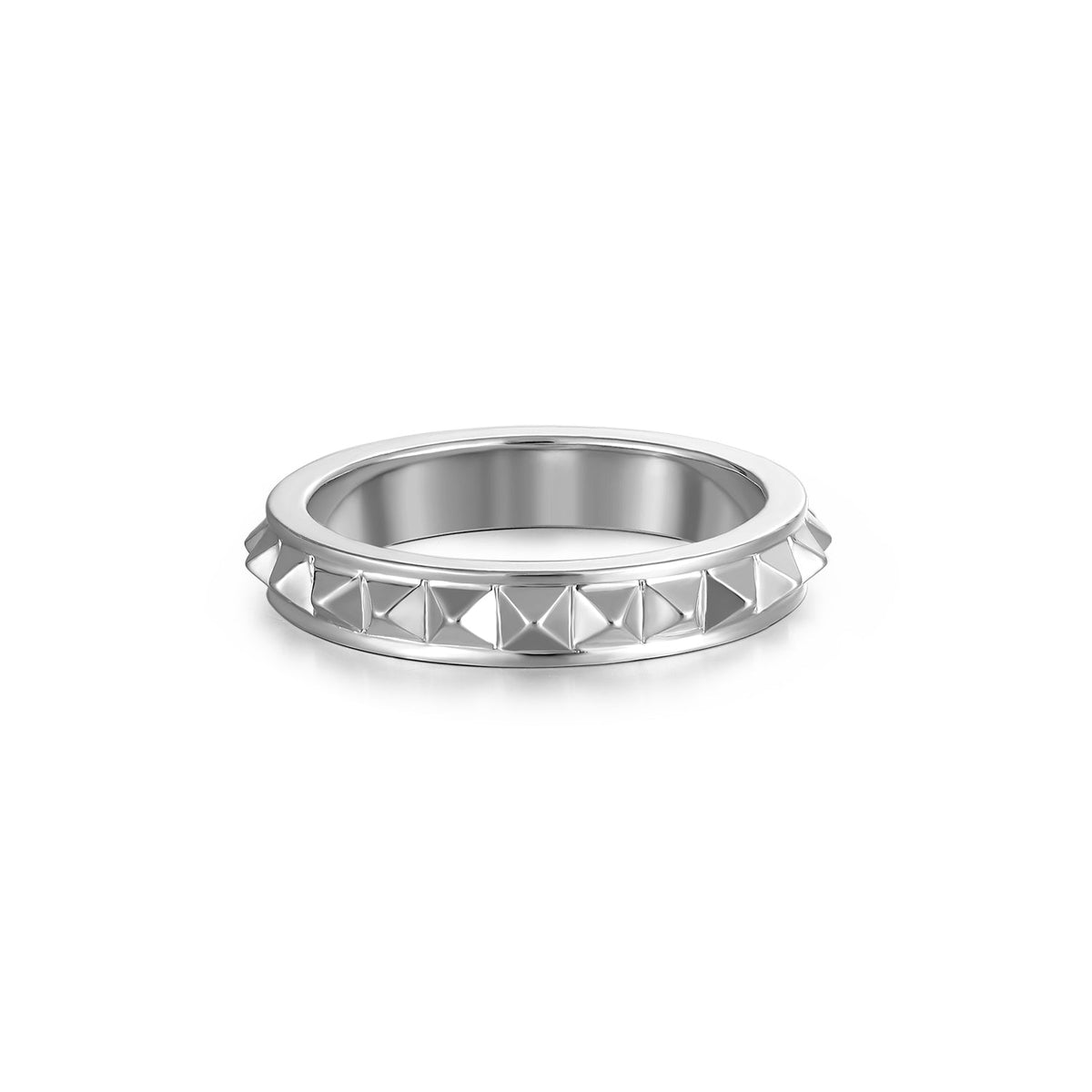 Lucina | Fig Ring |  | Rhodium Plated Brass