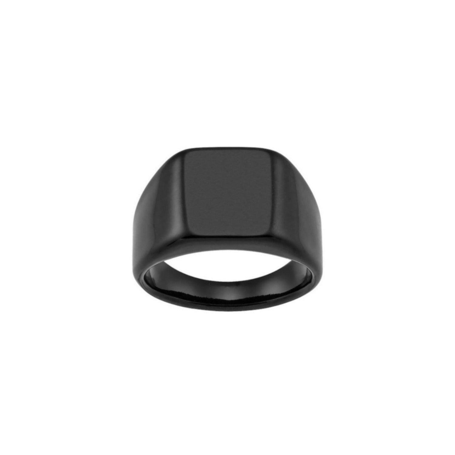 Aeon | Lisbon Ring | Black Ion Plated Stainless Steel