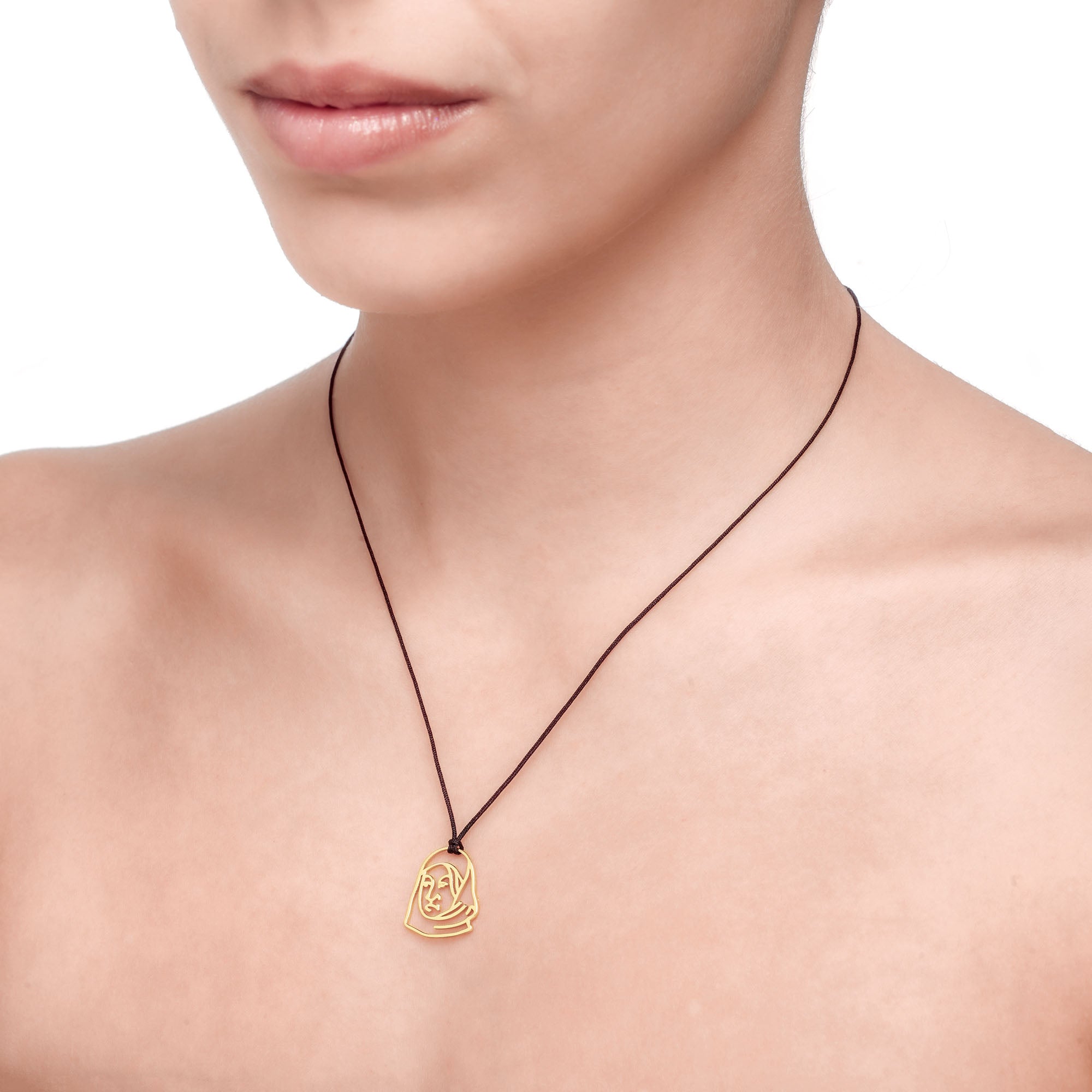 Heroes 1821 | LASKARINA BOUBOULINA Pendant | 14K Gold Plated 925 Silver