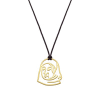 Heroes 1821 | LASKARINA BOUBOULINA Pendant | 14K Gold Plated 925 Silver