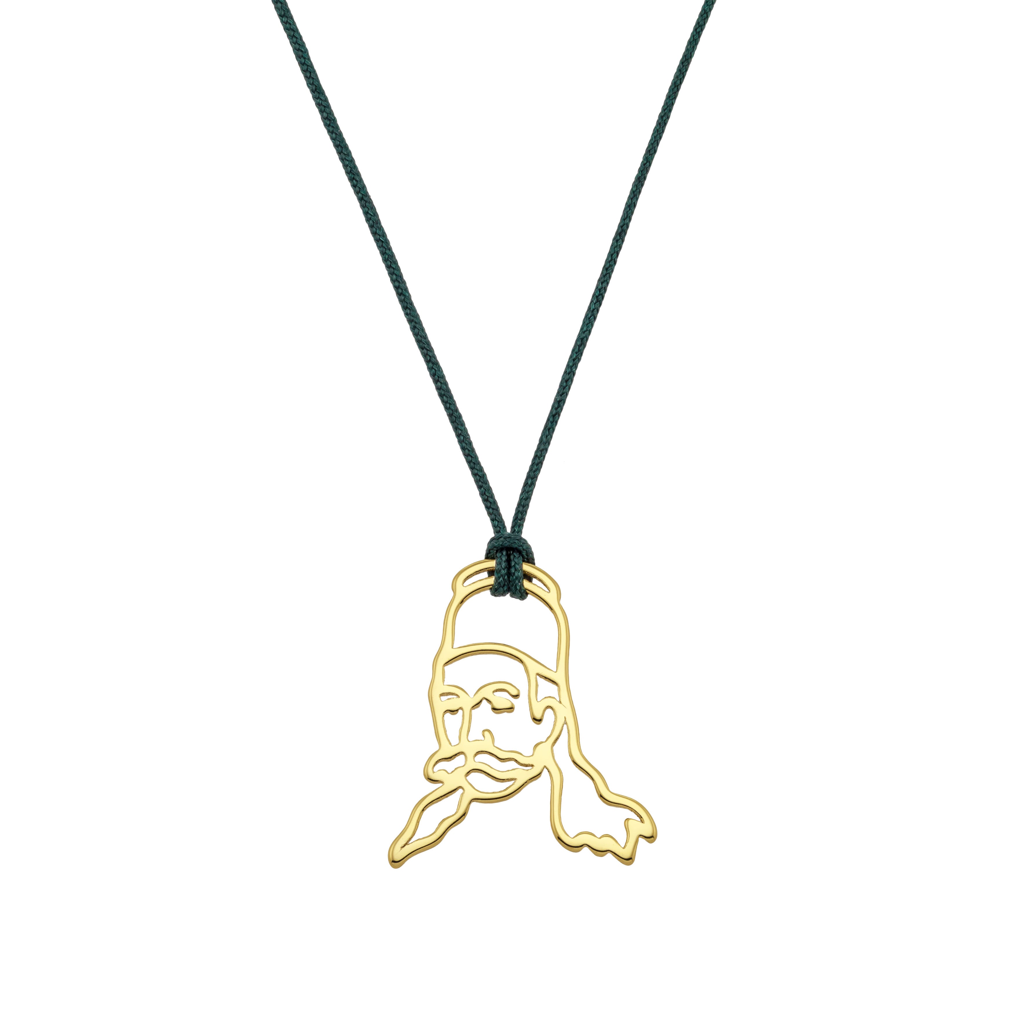 Heroes 1821 | GEORGIOS KARAISKAKIS Pendant | 14K Gold Plated 925 Silver