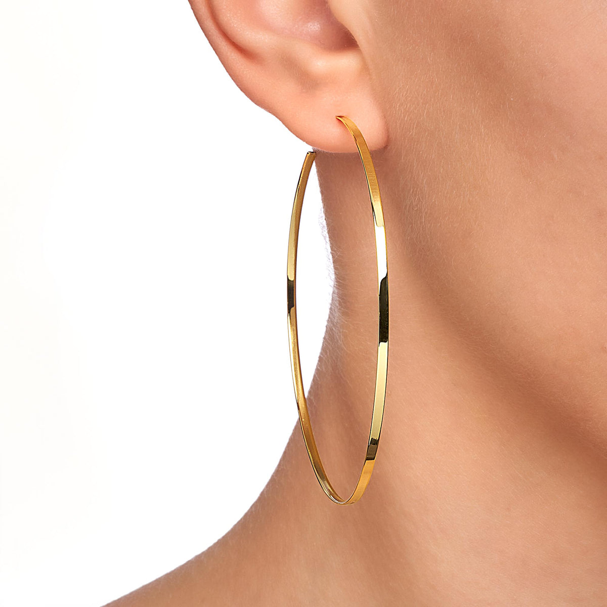 Poena | Vettore Earring | 14K Gold Plated Steel Filled 925 Silver