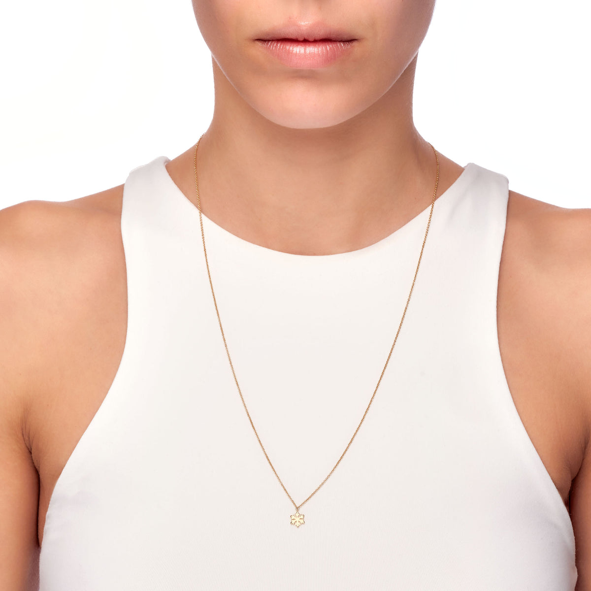 Mellonia | Oleander Necklace | Gold Plated 925 Silver