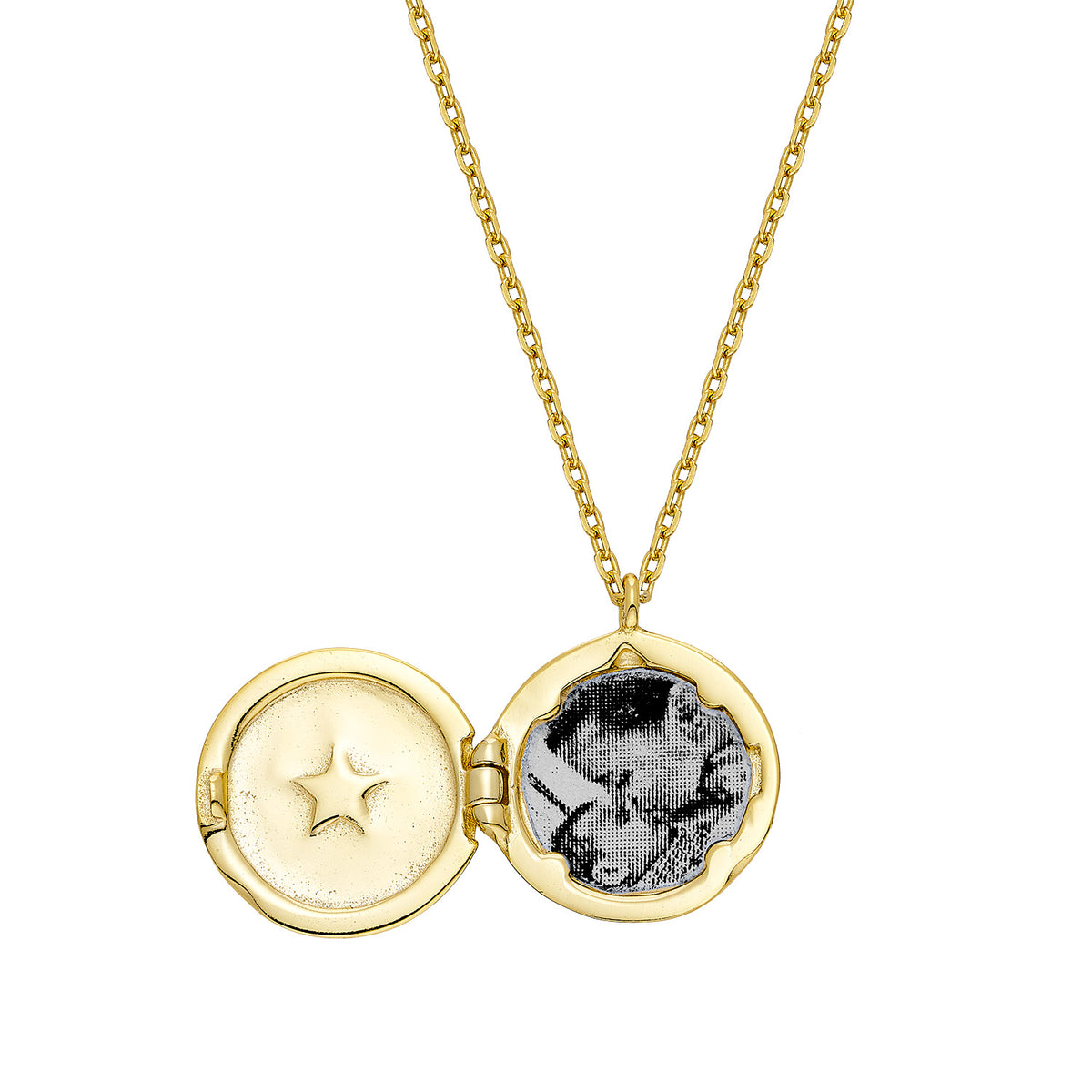 Mellonia | Pernambuco Necklace | White CZ | Gold Plated 925 Silver