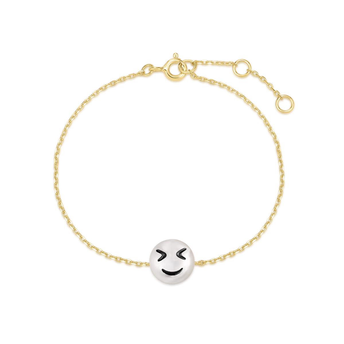 Happy Kids | Blush Bracelet | White Mother of Pearl | 14K Gold Plated 925 Silver
