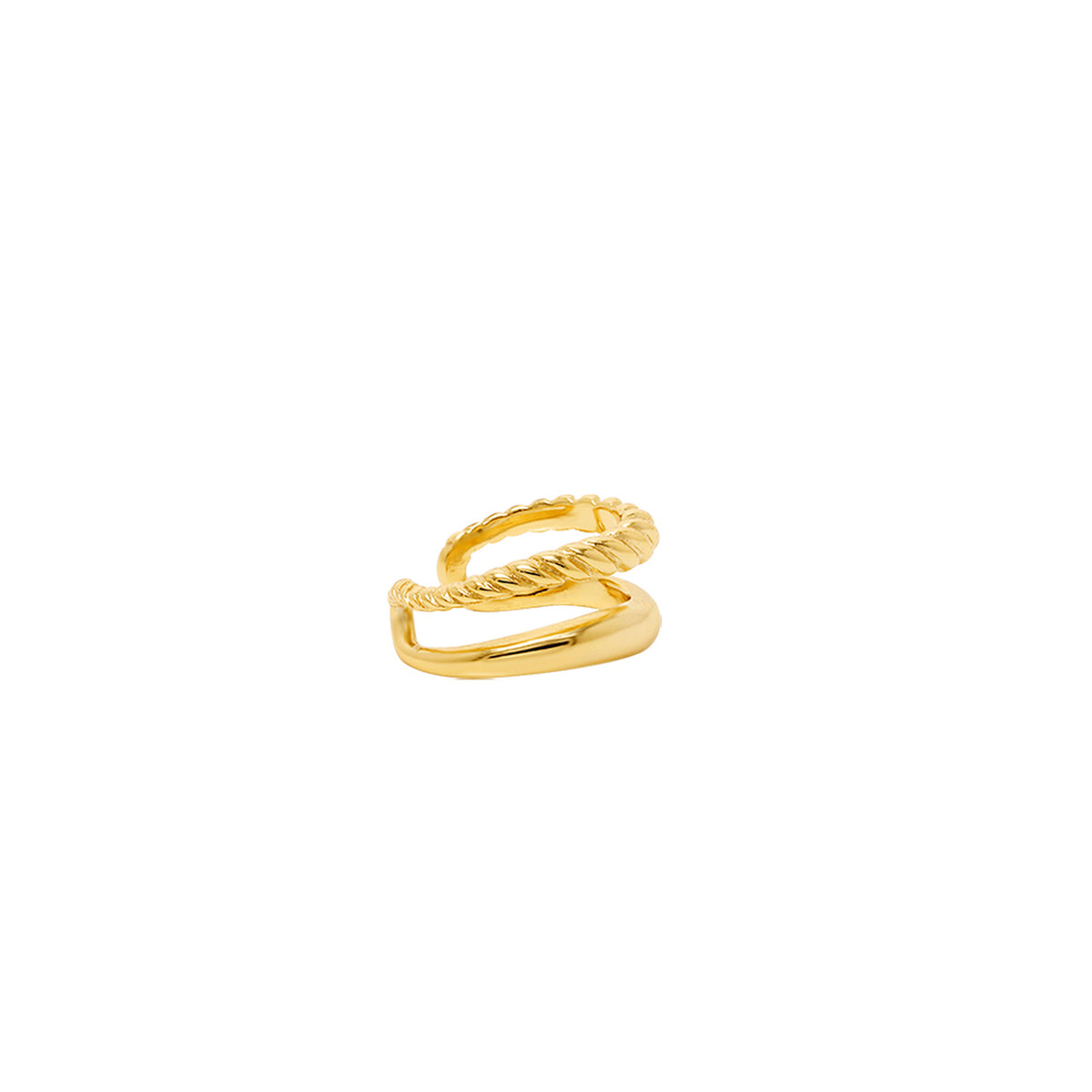 Poena | Huang Earclip | 14K Gold Plated 925 Silver