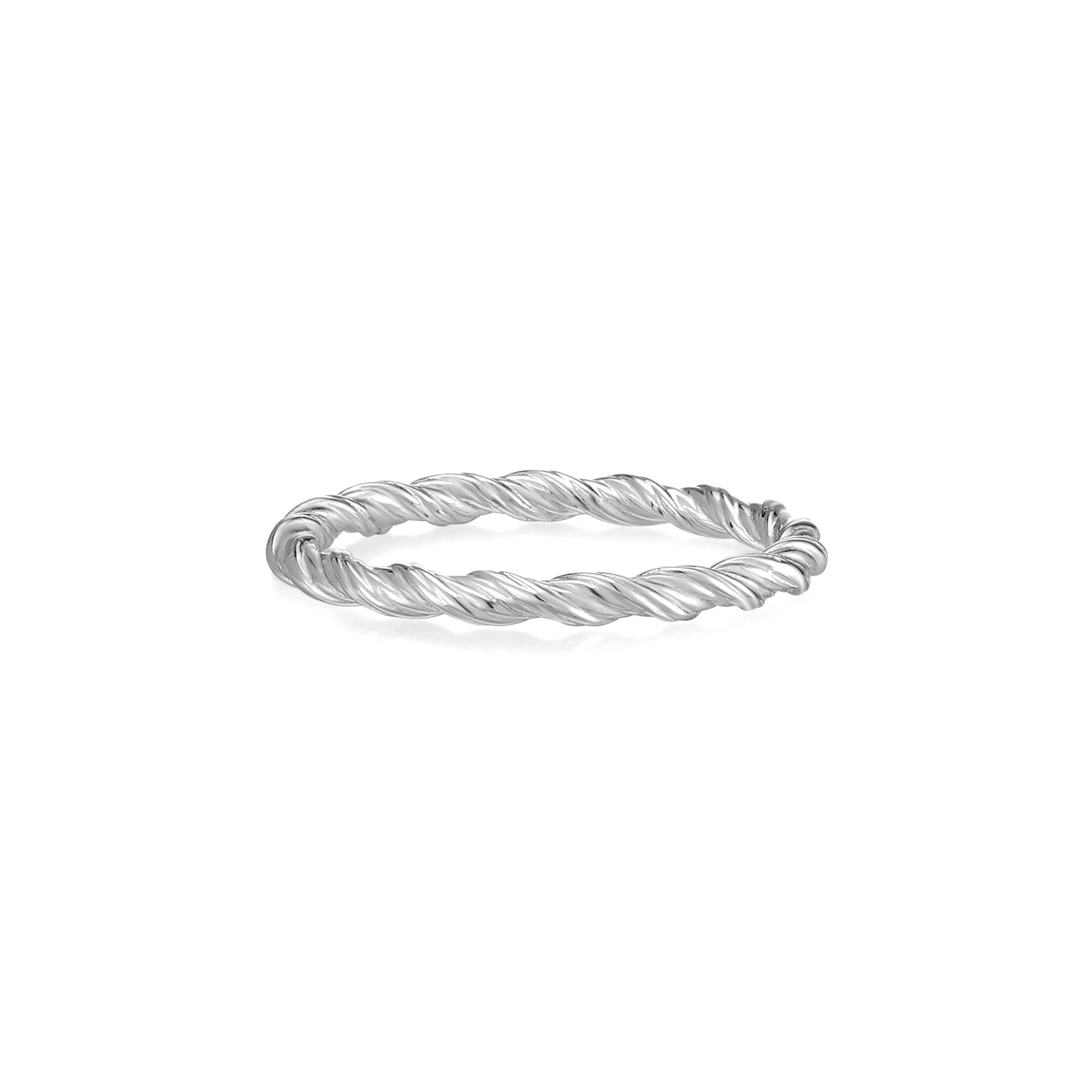 Poena | Monte Cinto Ring | White Rhodium Plated 925 Silver