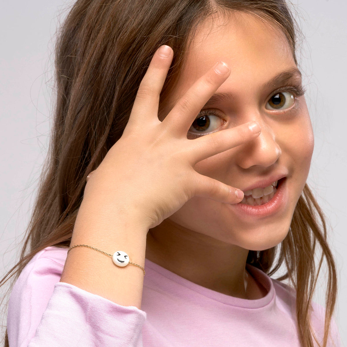 Happy Kids | Blush Bracelet | White Mother of Pearl | 14K Gold Plated 925 Silver