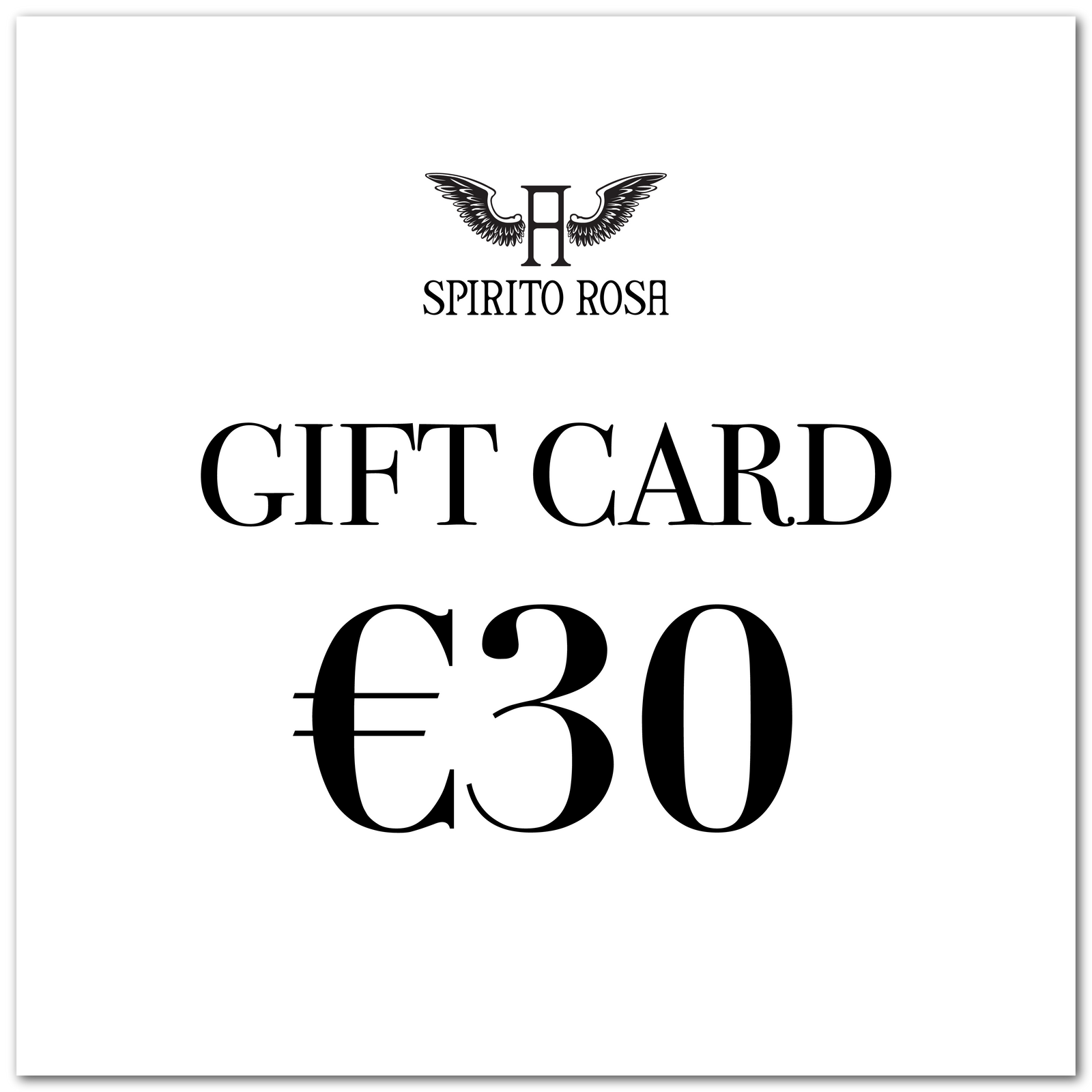 Gift Card / Δωροκάρτα - Spirito Rosa | Βραβευμένα Κοσμήματα σε Απίστευτες Τιμές