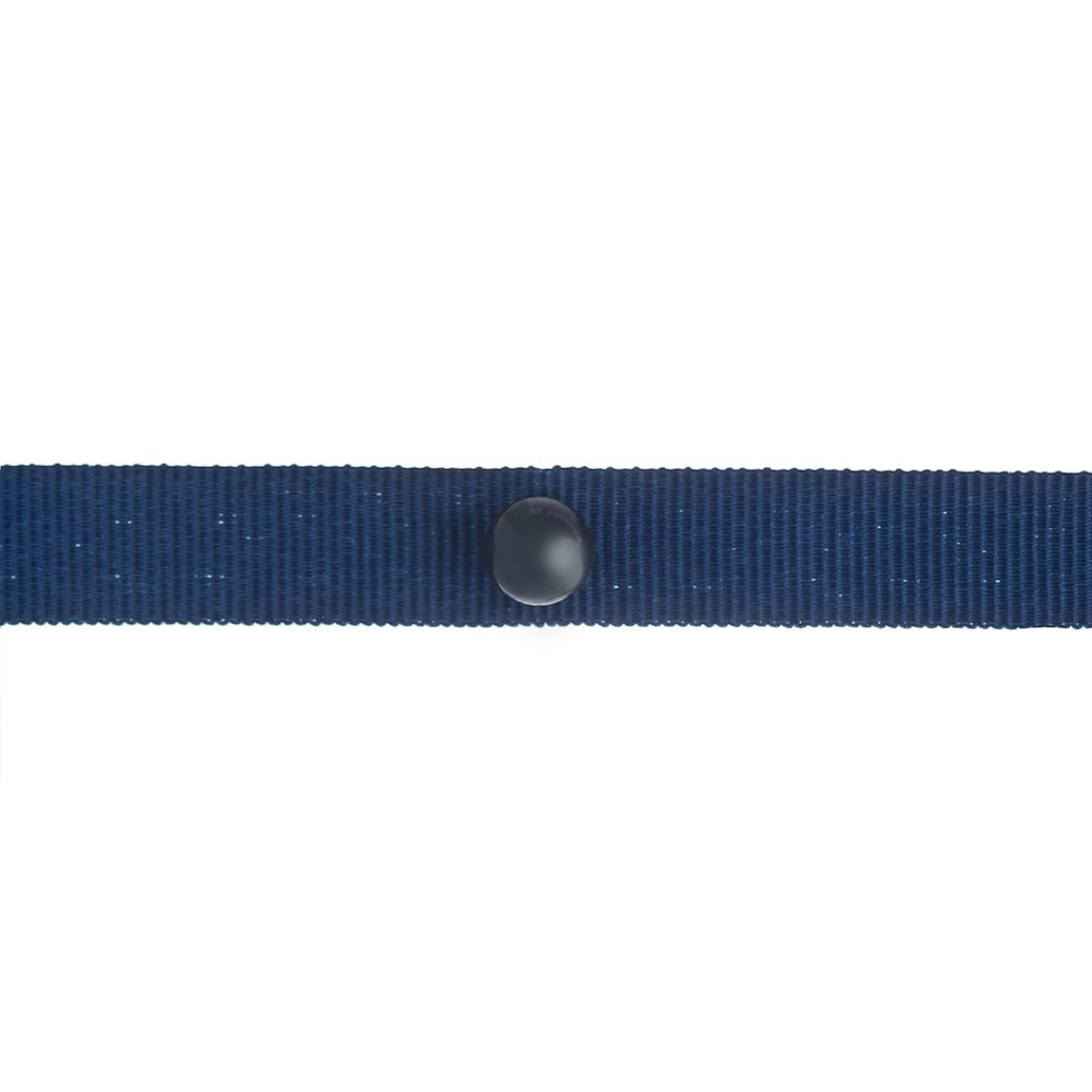 Omnia Solitaire Choker - Black Pearl - Navy Blue Ribbon - Spirito Rosa | Βραβευμένα Κοσμήματα σε Απίστευτες Τιμές