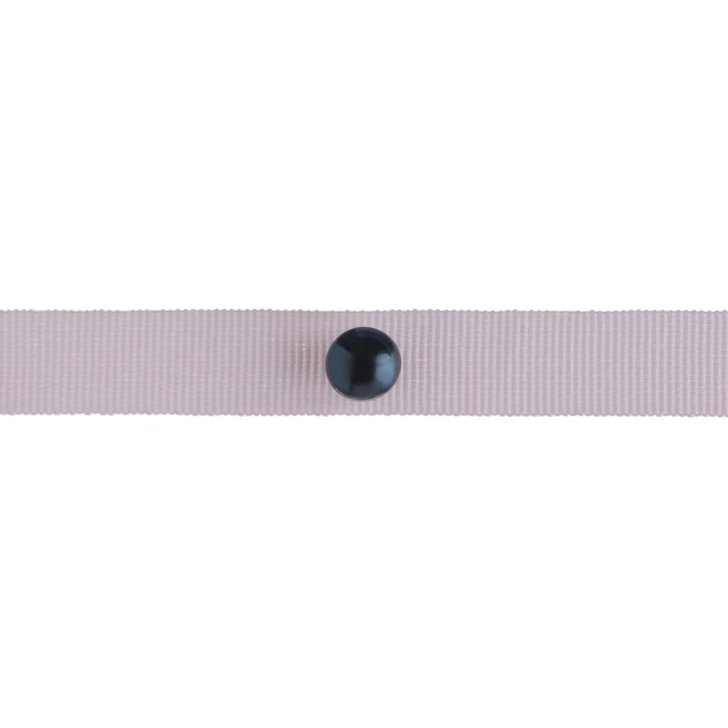 Omnia Solitaire Choker - Black Pearl - Powder Pink Ribbon - Spirito Rosa | Βραβευμένα Κοσμήματα σε Απίστευτες Τιμές